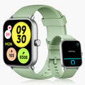 ACHOICE 1.85"HD Smart Watch for Women Men, Fits for Android and iPhone, 120+ Sports Mode Fitness Tracker, Smartwatch with Bluetooth Call/Answer, Alexa Built-in, IP68 Waterproof, for Gift Green
